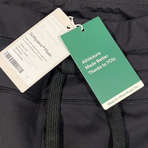 NWT Halara High Waisted Drawstring Side Pocket Full Length Joggers L Black #103Y - Picture 13 of 16